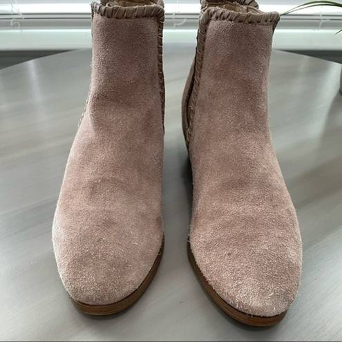 Jack Rogers  Tan Suede Bootie Size 8.5