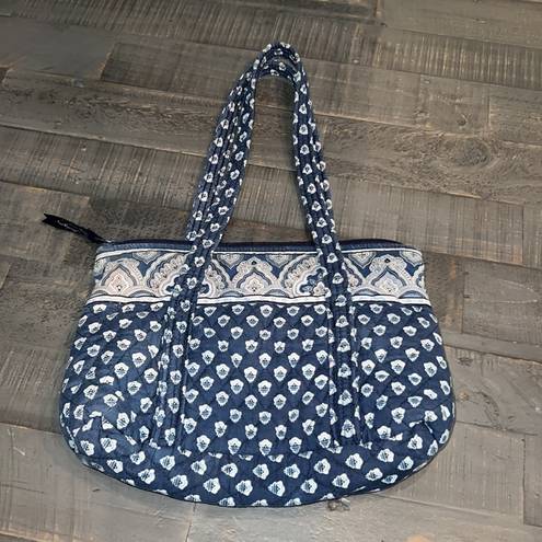 Vera Bradley  Small Zipper Hobo in Nantucket Navy (Retired 2005)