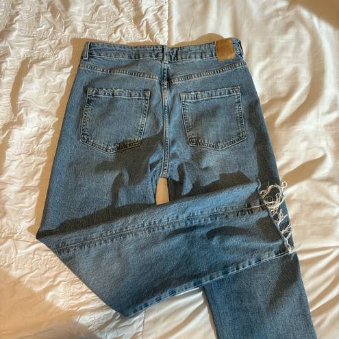 ZARA straight leg blue jeans