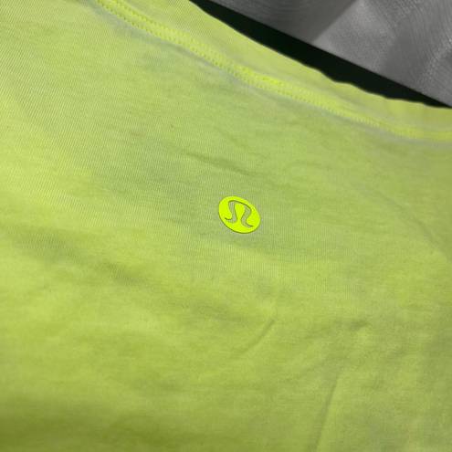 Lululemon  Neon Yellow Tee