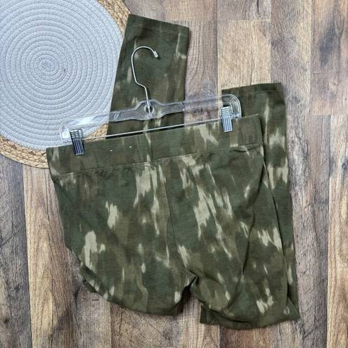 Sonoma  Green Camo Leggings Womens Size Large