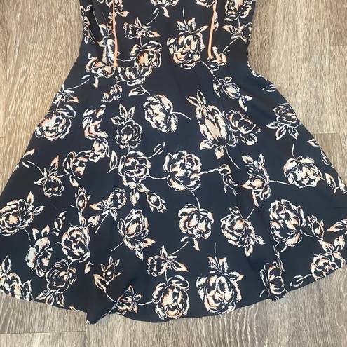 Sweet Rain Womens  Black Floral Dress - S