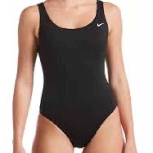 Nike NWT  Essential U-Back Black One Piece Size 1X