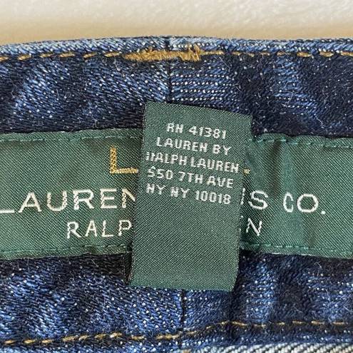 Krass&co LRL Lauren Jeans . Ralph Lauren Womens Sz 12 Straight Leg Flap Pocket Jean