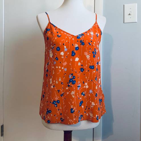 Equipment Spring Floral Silk Cami Tank Top