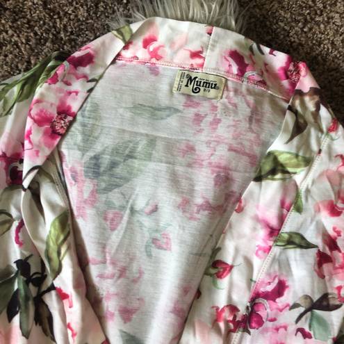 Show Me Your Mumu  Floral Pink Robe