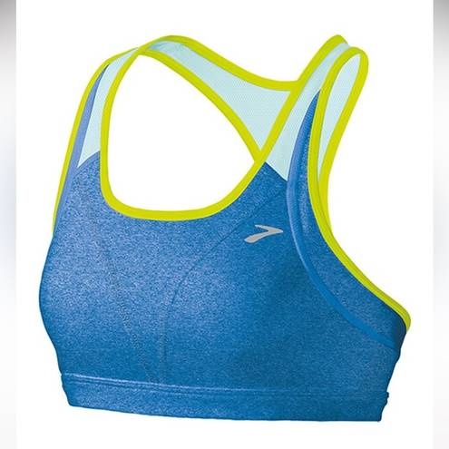 Brooks  Heather Neptune and Seafoam Versatile Running Sports Bra Size L NWT