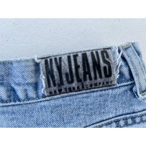 NY Jeans Vintage NY Cutoff Bleached Denim Jean Shorts Size 28 100% Cotton