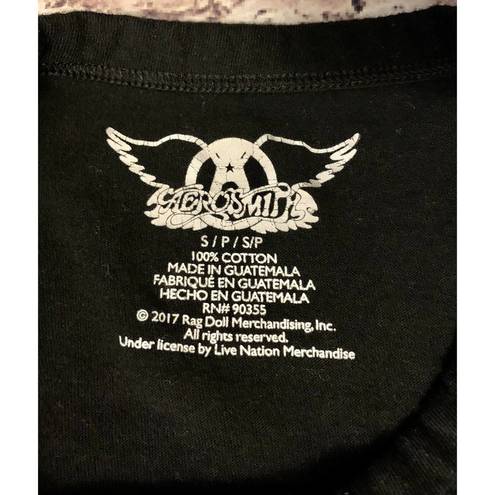 Aerosmith Black Women’s Crop Top