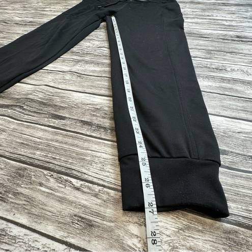 32 Degrees Heat 32 Heat Womens Black Jogger Sweatpants M Med Medium Quick Dry Elastic Drawstring