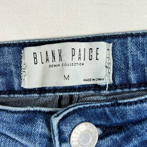 Blank Paige  Jeans Medium High Waist Super Flare Bell Bottom Jeans Boho Festival