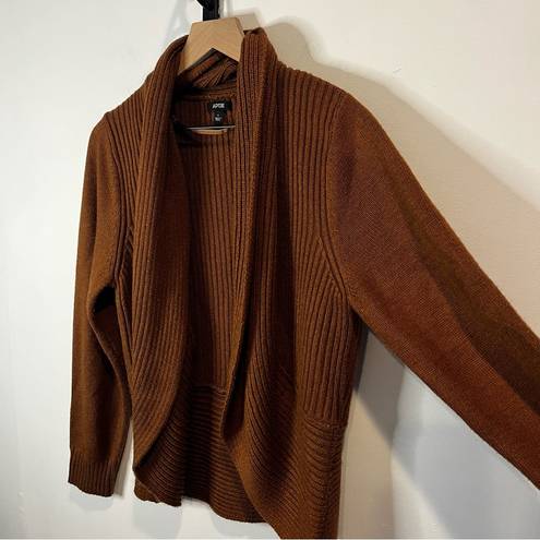 Apt. 9 Women’s |  Brown Ribbed Cardigan | Large