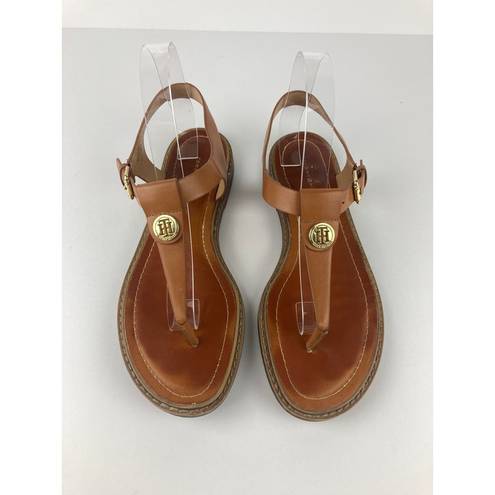 Tommy Hilfiger  Burke Tan Flat Sandal Women's Size 8.5 M