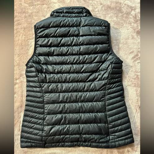 Patagonia  Women's Down Sweater Black Mock Neck Full Zip Puffer Vest Size M