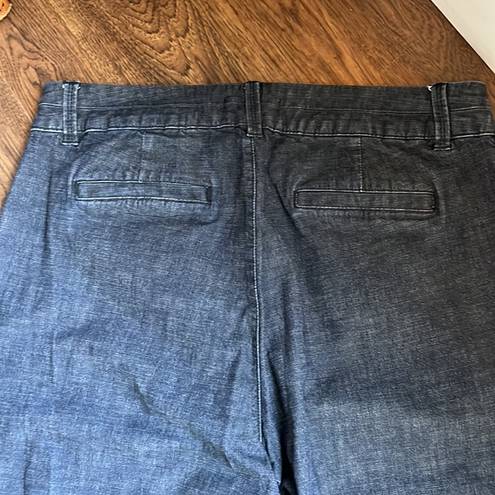 Coldwater Creek  Natural Fit Denim Cotton Pants Pockets Size 12