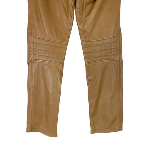 L.A.M.B. Etro Leather Moto Pants Size EU 42 US 6