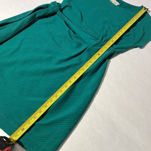 Anthropologie  Saturday Sunday emerald green retro dress sz XS