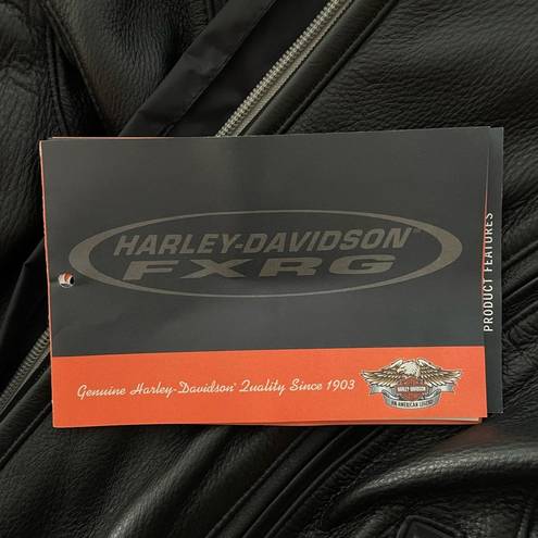 Harley Davidson  FXRG Leather Motorcycle Jacket, Black, X-Large