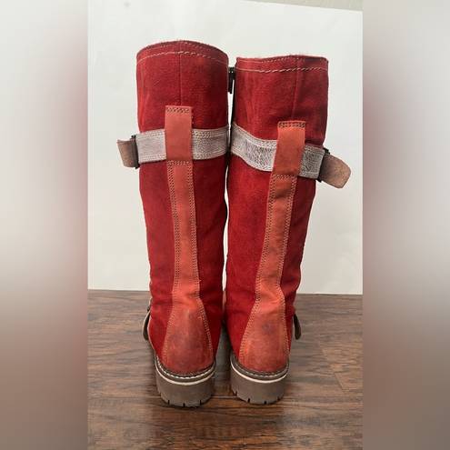 Krass&co Bos &  Brenda Boots Wool Lined Waterproof boots scarlet red 41