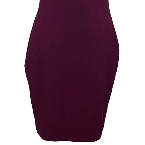 Likely  Bridgeport Strappy Body Con Dress In Plum Sheath Cocktail Womens Size 10