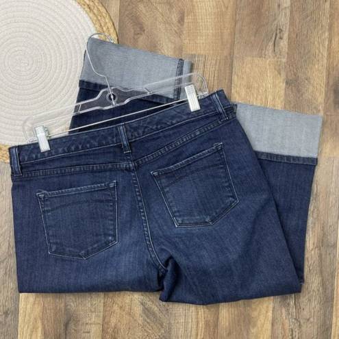 L.L.Bean  Favorite Fit Straight Cropped Jeans Womens Size 10