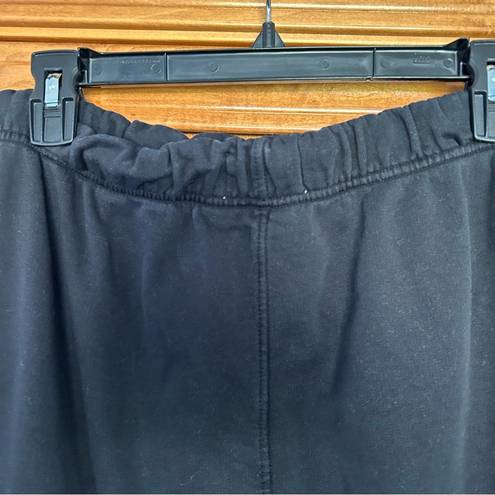 Mate the Label  Organic Fleece Relaxed Pocket Sweatpants in Jet Black Size XL