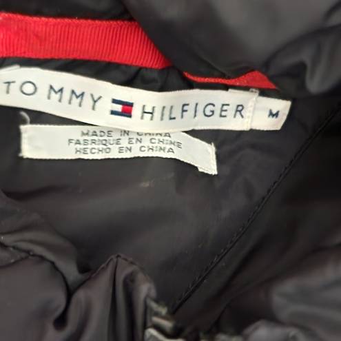Tommy Hilfiger  Y2k black puffer vest size medium