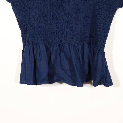 Hill House NWOT  The Paz Top in Size XL in Navy