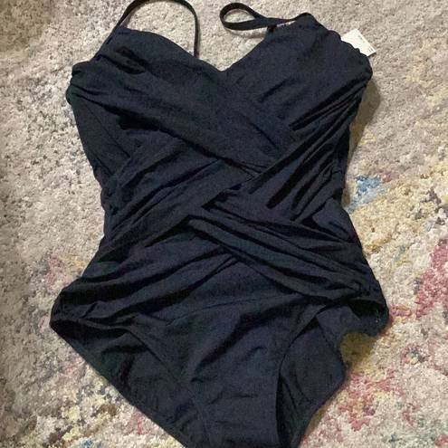 Gottex New.  black tummy control swimsuit. Normally $158. Size 10