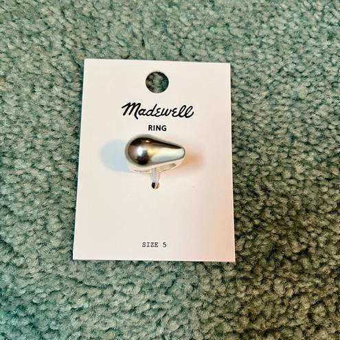 Madewell NWT  Droplet Signet Band Ring