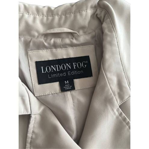 London Fog VINTAGE  Trench Button Coat Size M