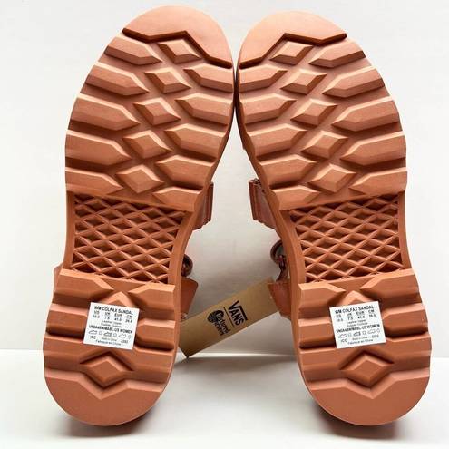 Vans  OFF THE WALL Textured Waves Colfax Sandals US 10 Women's Bombay Brown NWT