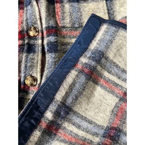 Isabel Marant  Etoile New Fontizi Coat Blue Plaid Wool Size 2