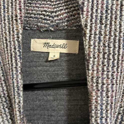 Madewell  Multicolor stripe knit turtleneck mock neck crop sweater top
