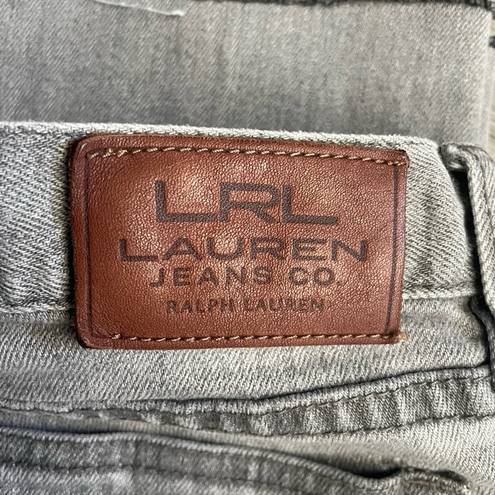 Polo  Ralph Lauren Grey Raw Hem Straight Jeans