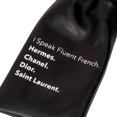 Krass&co LA/TC Los Angeles Trading  Vegan Leather Crossbody Pouch Fluent French