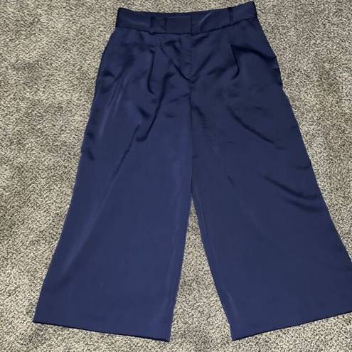 Loft NWT -  - Beautiful Navy Blue Wide Leg Pants - 10