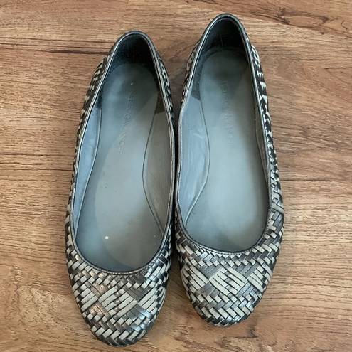 Rebecca Minkoff  silver metallic flats sz 7