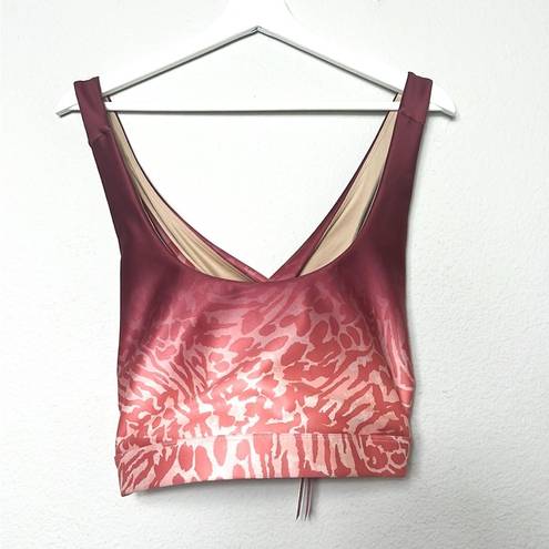 Good American NWT  Ombré Cross Back Sports Bra