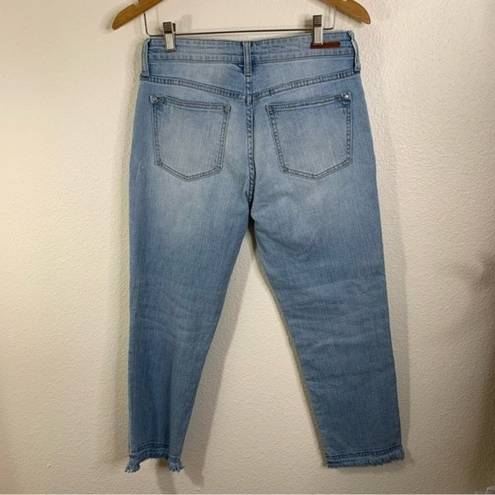 Pilcro and the Letterpress  Hyphen Light Wash Patchwork Jeans Size 27