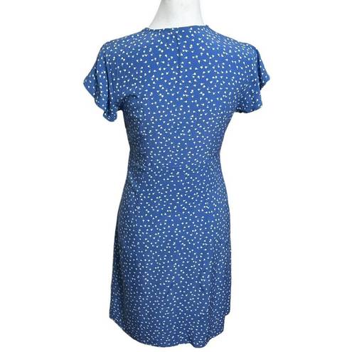 Rails  Helena Dress in Blue Wisteria A Line Mini Fit Flare Floral Womens Size XS