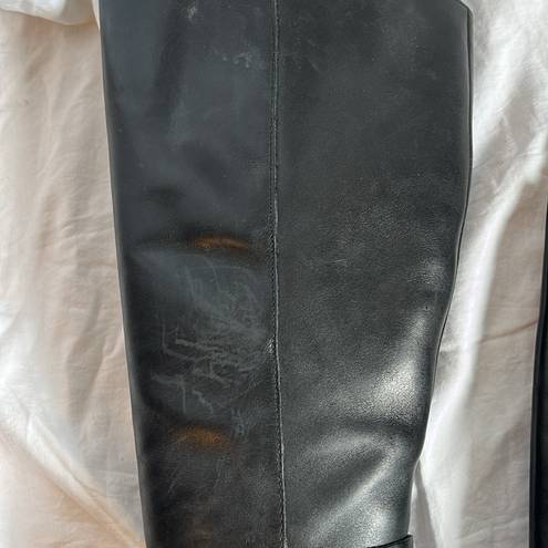 Ralph Lauren Lauren  Mariah Leather Knee High Equestrian Riding Boot