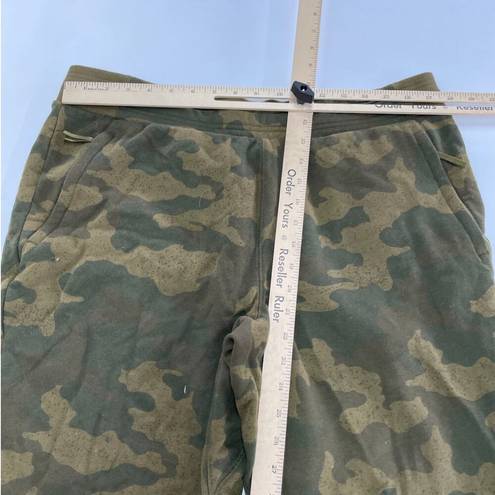 All In Motion  Pants Womens Large Green Camo Joggers Knit Comfy Lounge Cotton