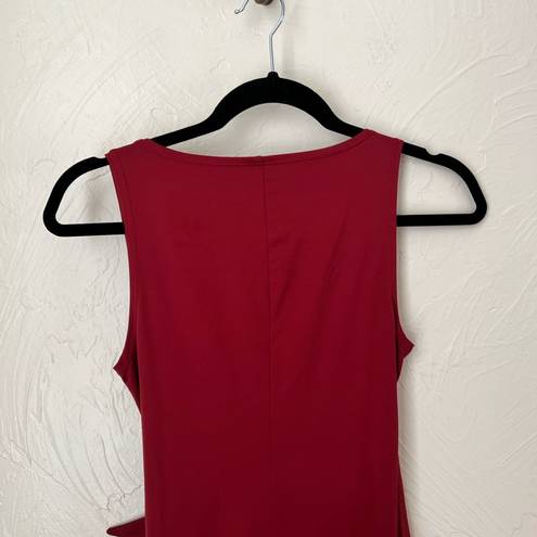 Patagonia  sleeveless maroon wrap dress size XS