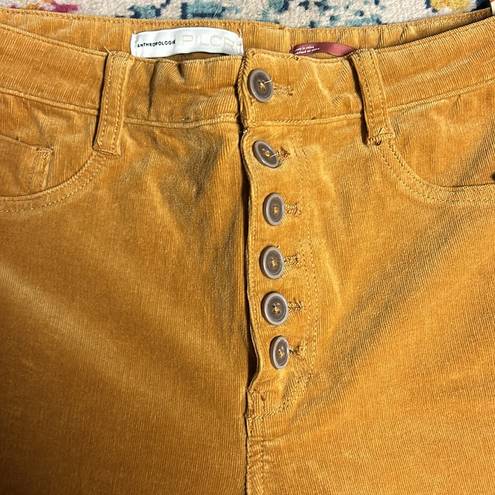 Pilcro skinny high rise button fly corduroy pants women’s 32.  by Anthropologie