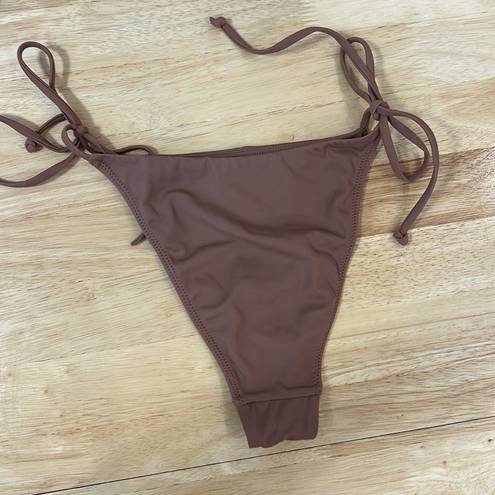 PacSun Bikini Top and Bottom Brown String Tie Size XS/S