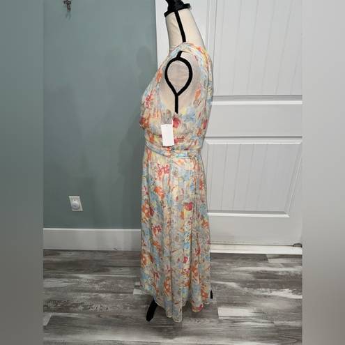 Likely  Sara floral one shoulder dress size 6