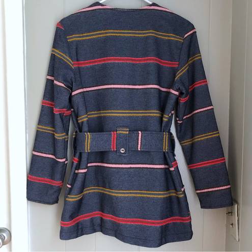 Anthropologie + Dolan Left Coast Picadilly Striped Coat Small Women’s Anthro