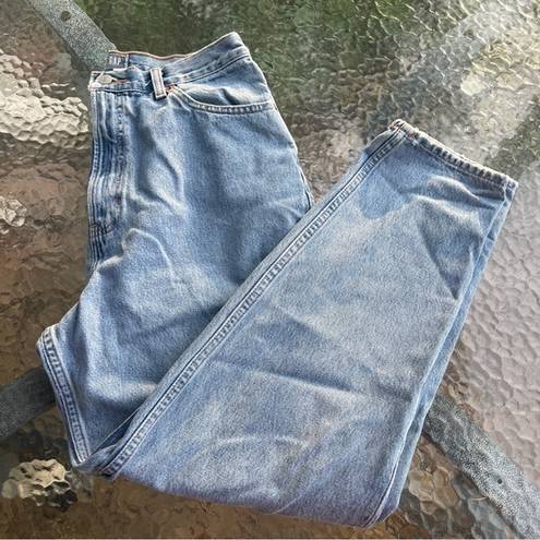 Gap  reverse High Waisted Boyfriend Straight Leg Light Wash Distressed Jeans