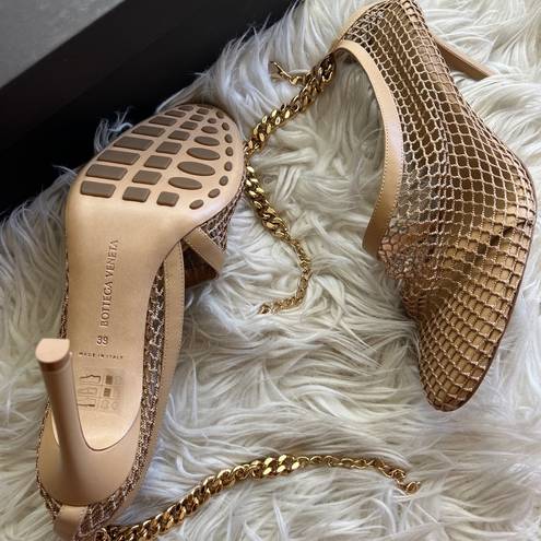 Bottega Veneta  Mesh Chain Pumps NEW